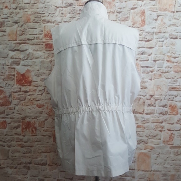 New Jones New York Cream Utility Vest - Picture 4 of 7